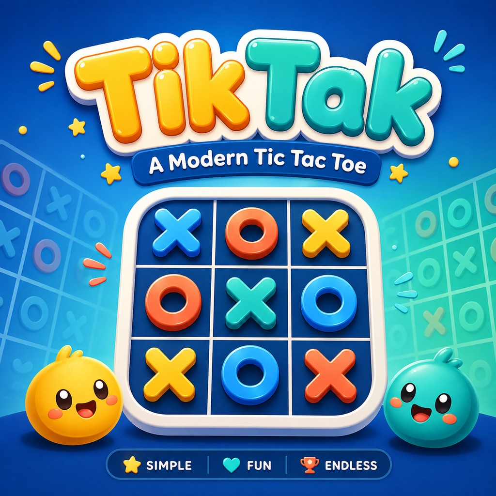 TikTak: Tic Tac Toe app icon