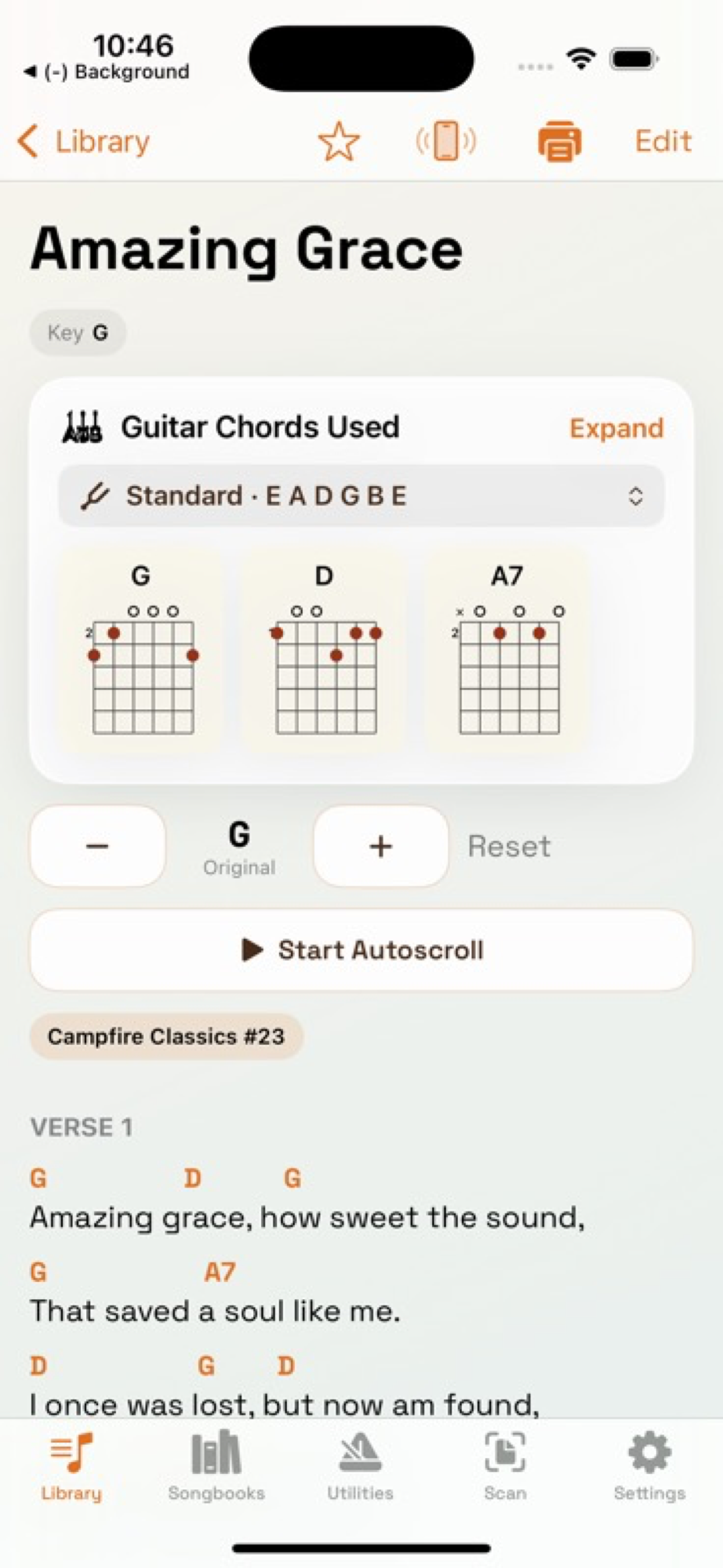 Campfire Songbook screenshot