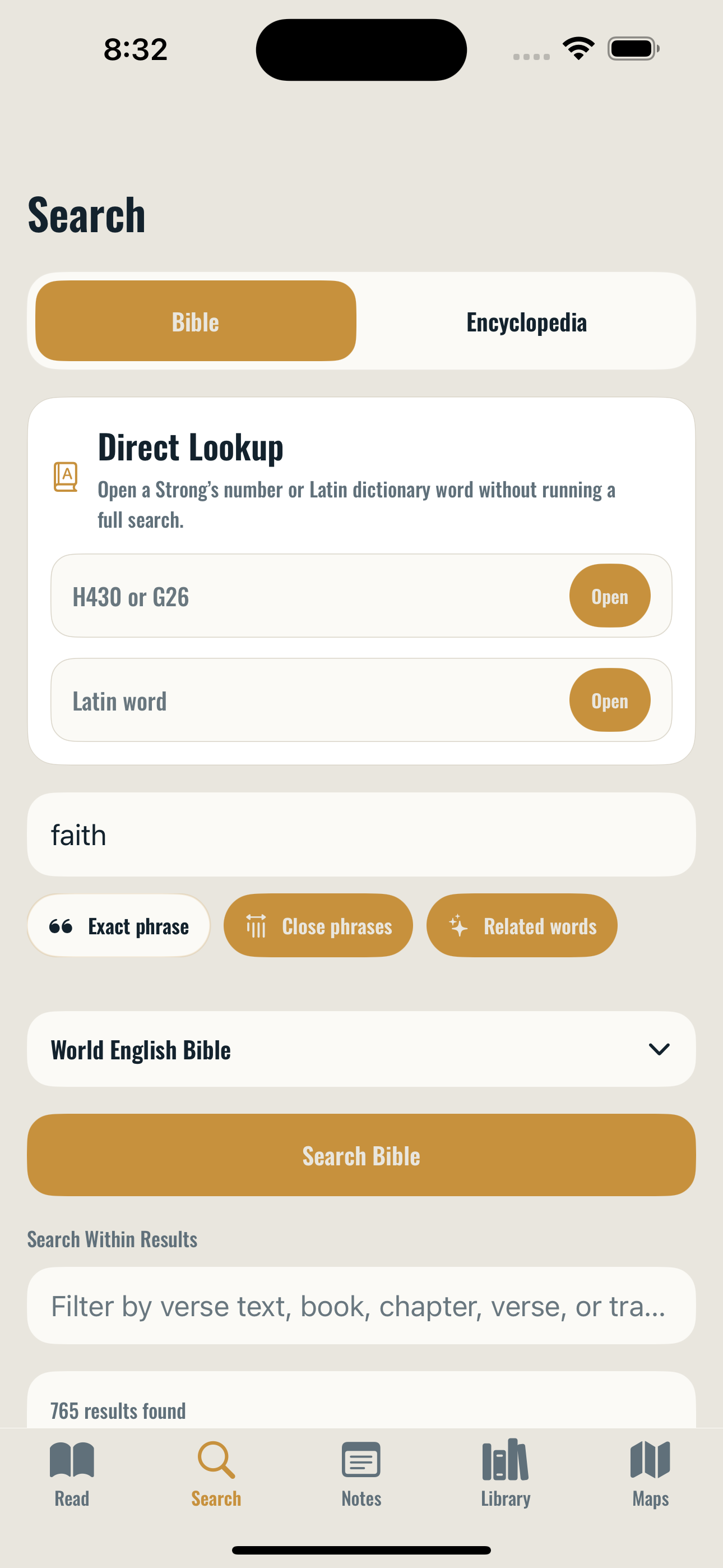My Bible Alone: Study Bible app screenshot 3