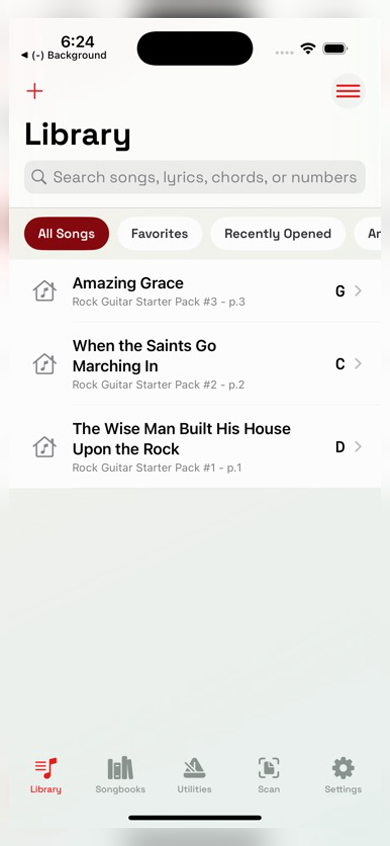Rock Guitar Tabs screenshot
